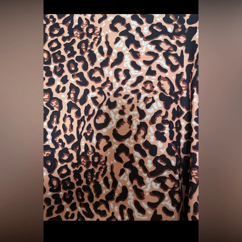 OXL Leopard Ruffled Sleeves Jacket - Picture 3 of 7